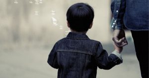 親と子の写真